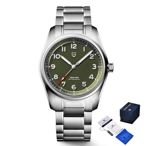 Годинник чоловічий Pagani Design PD-1717 Silver-Green